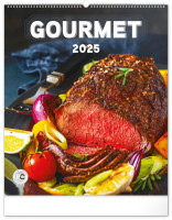 NOTIQUE Nástenný kalendár Gourmet 2025, 48 x 56 cm