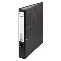 Poradač A4 pap. pákový 5cm Mramor Basic čierny