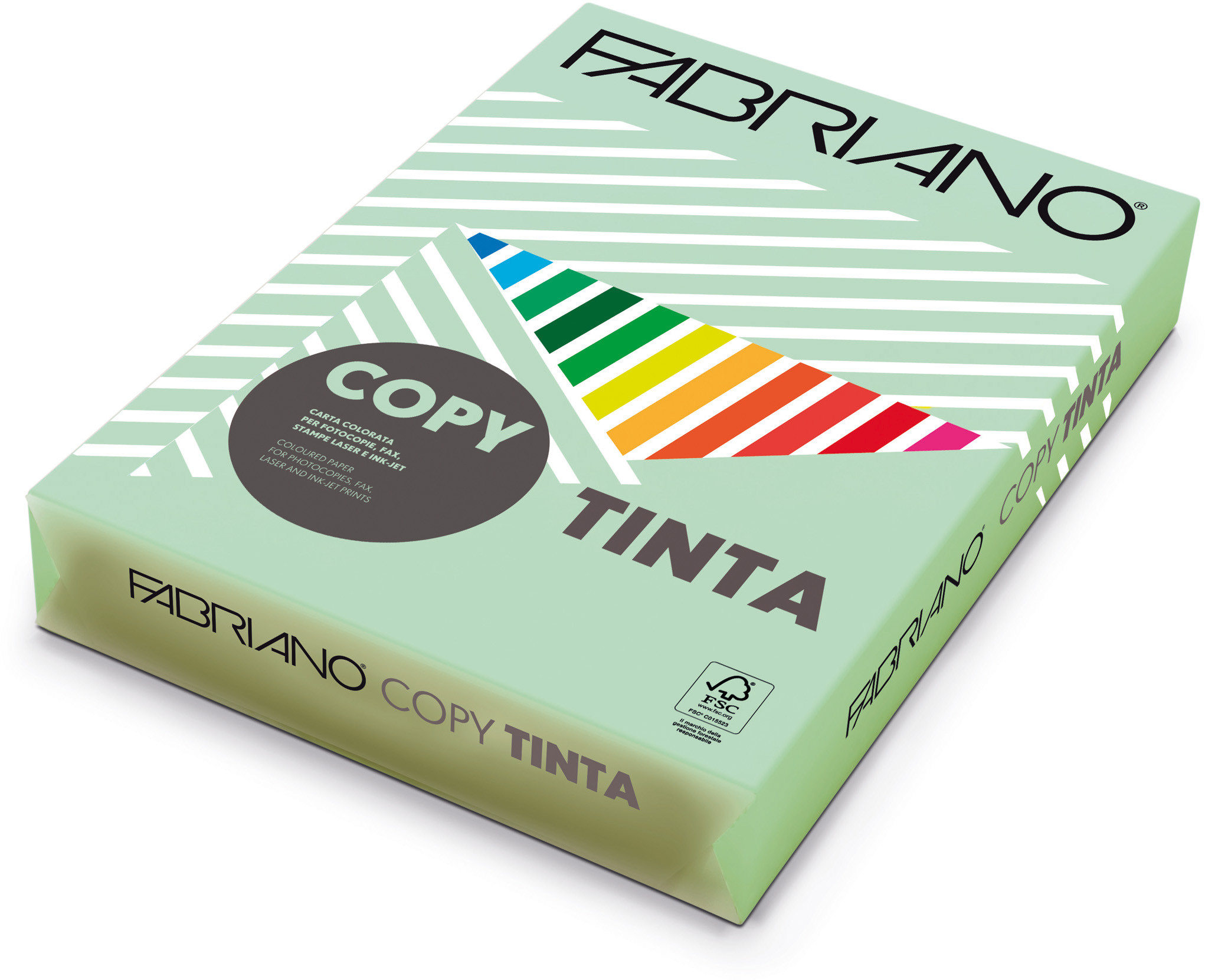 Kopírovací papier A4 160g F COLORE (COPY TINTA) Acqua marina pastelová  tmavozelená