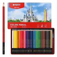 Pastelky akvarelové M&G v plechovom boxe 36 ks