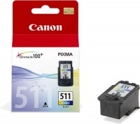 Náplň CANON CL-511C color MP240/250/260/270/490, iP 2700 orig.