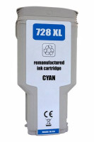 Renovovaná kazeta pre HP 728 (300ml) /F9K17A Cyan Premium