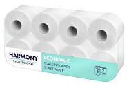 Toaletný papier Harmony professional natural recyklovaný, 2 vrstvový,  29,5 m /8ks