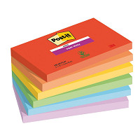 Notes samolepiaci 76x127mm mix 6 far. / 540 list.