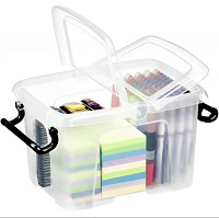 Box plastový s vekom 30x22,5x18,3 cm 6l