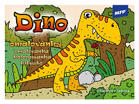 Omaľovánka A5 Dino