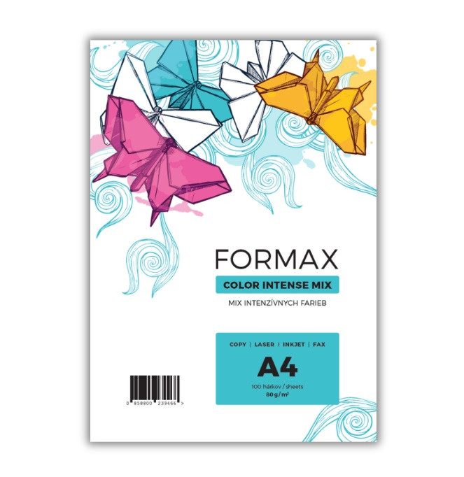 Kopírovací papier A4 80g FORMAX mix intenziv/100 hárkov