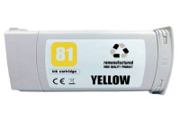 Renovovaná kazeta pre HP 81 /C4933A Yellow Premium 11400 strán