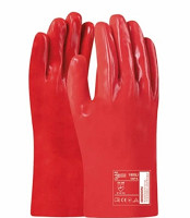 Rukavice máčané RAY 45 cm červené