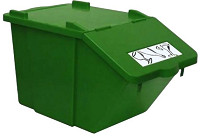 Plastová nádoba - kôš k separovaniu 45L, zelený