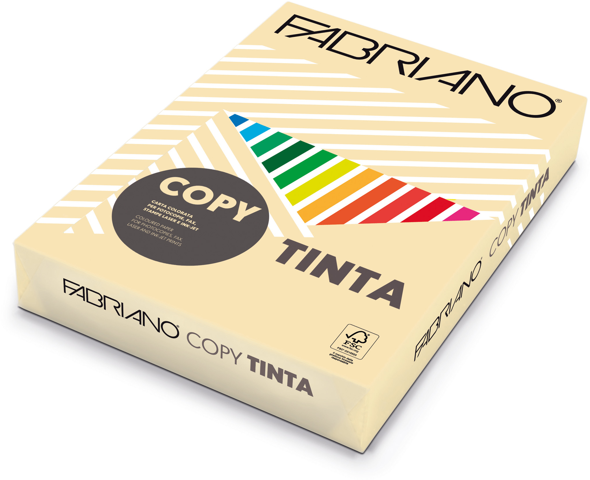 Kopírovací papier A4 160g F COLORE (COPY TINTA) Onice pastelová  slabožltá