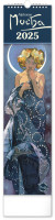 Nástenný kalendár Alfons Mucha CZ/SK 2025, 12 × 48 cm