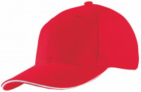 Sandwich cap, 2000 - červená/biela