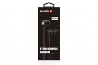 Swissten Sluchatka Earbuds rainbow YS-D2 cierne