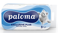 Toaletný papier Paloma Exclusive plus 3 vrst. 8ks/bal