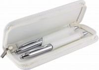 Sada gulič.pero+mech.ceruzka ZENGA kovové biele