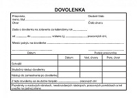 Dovolenka A6 100 listov