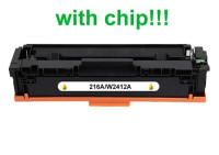 Kompatibilný toner pre HP 216A/W2412A-Plne funkčný čip! Yellow 850 strán