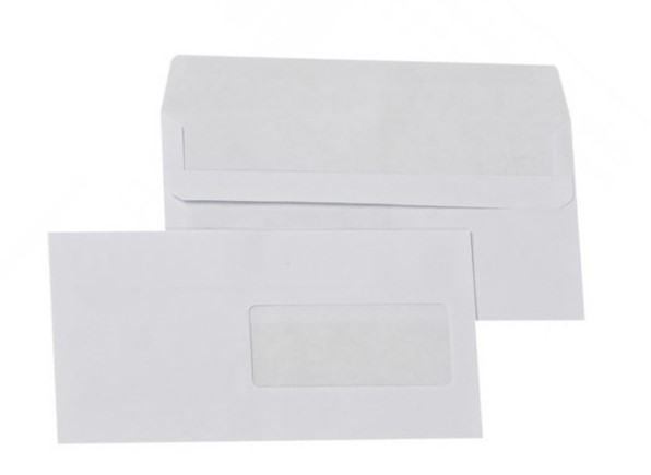Obálka DL 110x220 samolepiaca s okienkom 1bal/25ks
