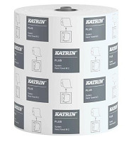Utierky papierové rolka 2 vrst. Katrin System Plus 150 m, biele
