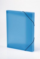 Box na spisy Opaline s gumičkou, modrý