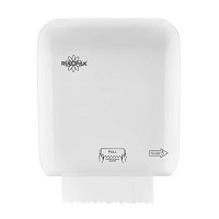 Zásobník na utierky v rolke Autocut biely