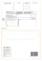 Obálka B6 176x125 DVR op. doruč NEDOPOSIELAŤodtr. pás./25ks