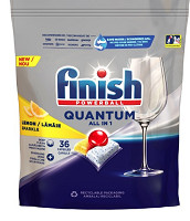 Tablety Finish do umývačky Quantum Max lemon  36ks