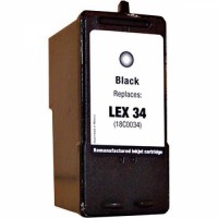 Inkjet cartridge compatible Lexmark 18C0034E (Nr 34) - black 21 ml