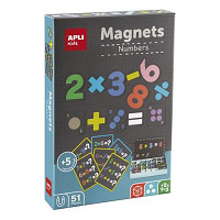 Súprava magnetická zručností, čísla 51 ks