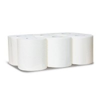Utierky papierové 2 vrstv., 110m, biele 6ks/bal