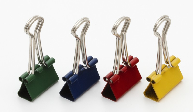 Klip Binder farebný 421/41mm /12ks