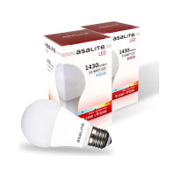 Žiarovka Asalite E27 15W LED, tepla biela