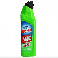 Čistiaci prostr.  Krystal WC  kyslý na keramiku, zelený, 750ml