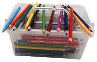 Pastelky Jumbo  trojhranné Jovi plastový box 120 ks