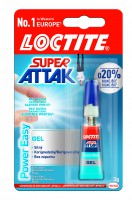 Sekundové lepidlo Loctite Super Attak Power Easy Gel 3g