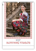 Kalendár nástenný Slovenský folklór