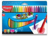 Pastelky Maped Color'Peps trojhranné, plastové  24 farieb