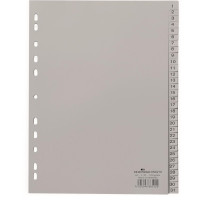 Rozraďovač A4 1-31 plastový sivý