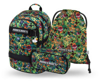 BAAGL SADA 3 Skate Minecraft Chaos: batoh, peračník, vrecko