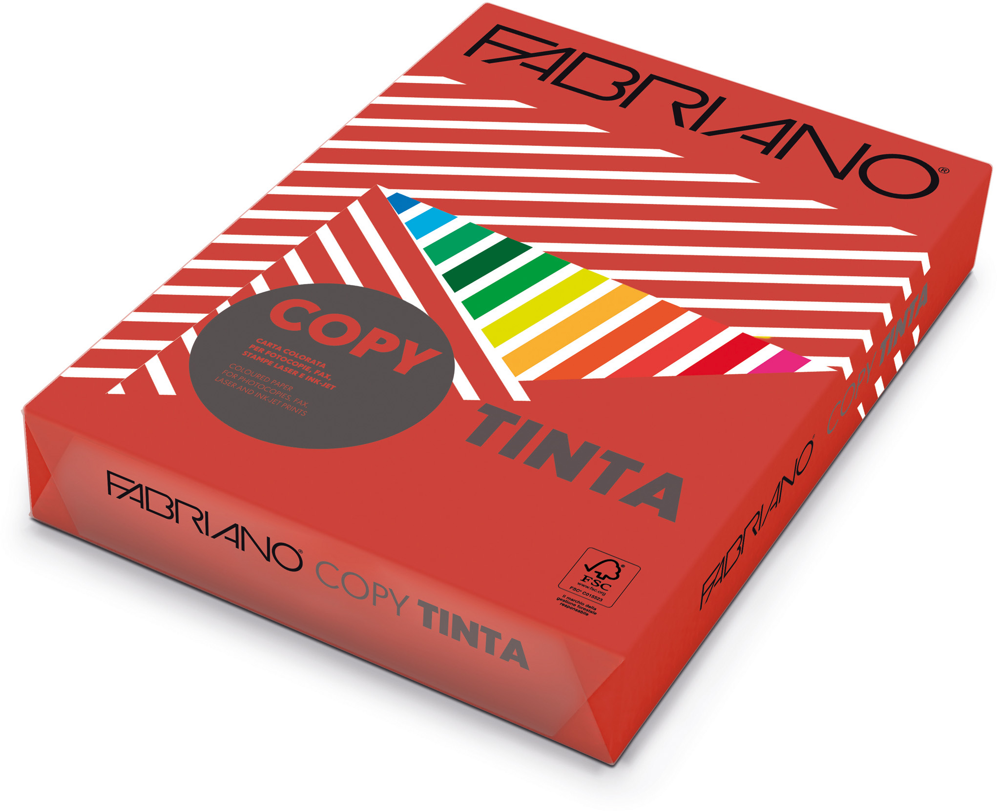 Kopírovací papier A4 160g F COLORE (COPY TINTA) Rosso intenzívna červená