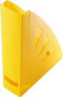Stojan na časopisy Victoria plastový, žltý 7,5cm