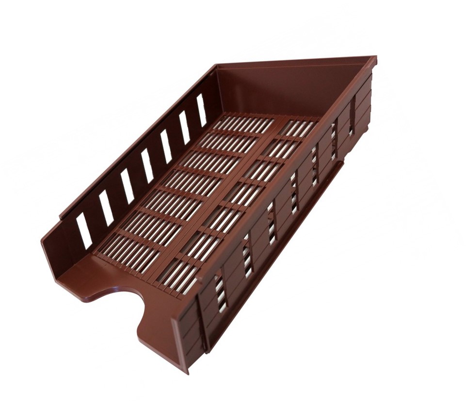 Listová zásuvka hnedá