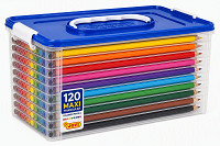 Pastelky Jumbo  trojhranné Jovi plastový box 120 ks