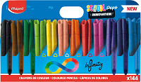 Pastelky Maped Color´Peps Infinity, 144 ks