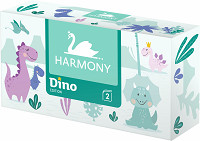 Vreckovky kozmetické Harmony Dino, 2 vrst., 150 ks