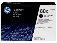 TONER HP CF280XD Dualpack čierny HP No.80X, 2x6900str.