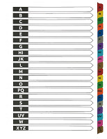 Rozraďovač A4  A-Z plastový