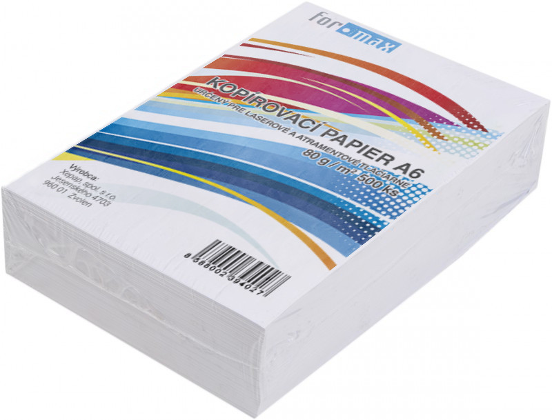 Kopírovací papier A6 80g bal/500 hár