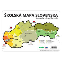 Mapa školská Slovensko  260x180 mm